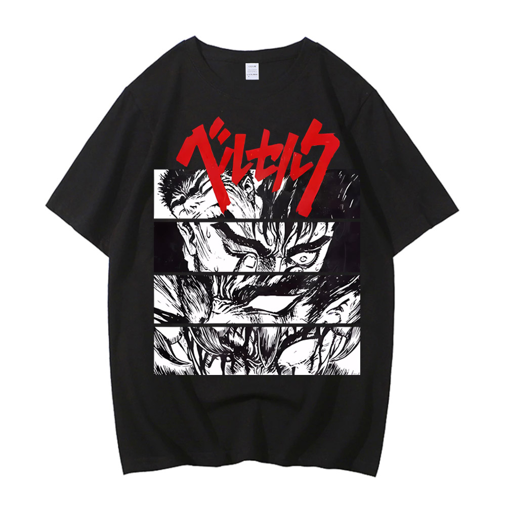 Summer Clothing Trends For Women - 2026年新作ホットサマーアニメ ベルセルクTシャツ 夏 メンズ レディース 高品質コットンTシャツ
