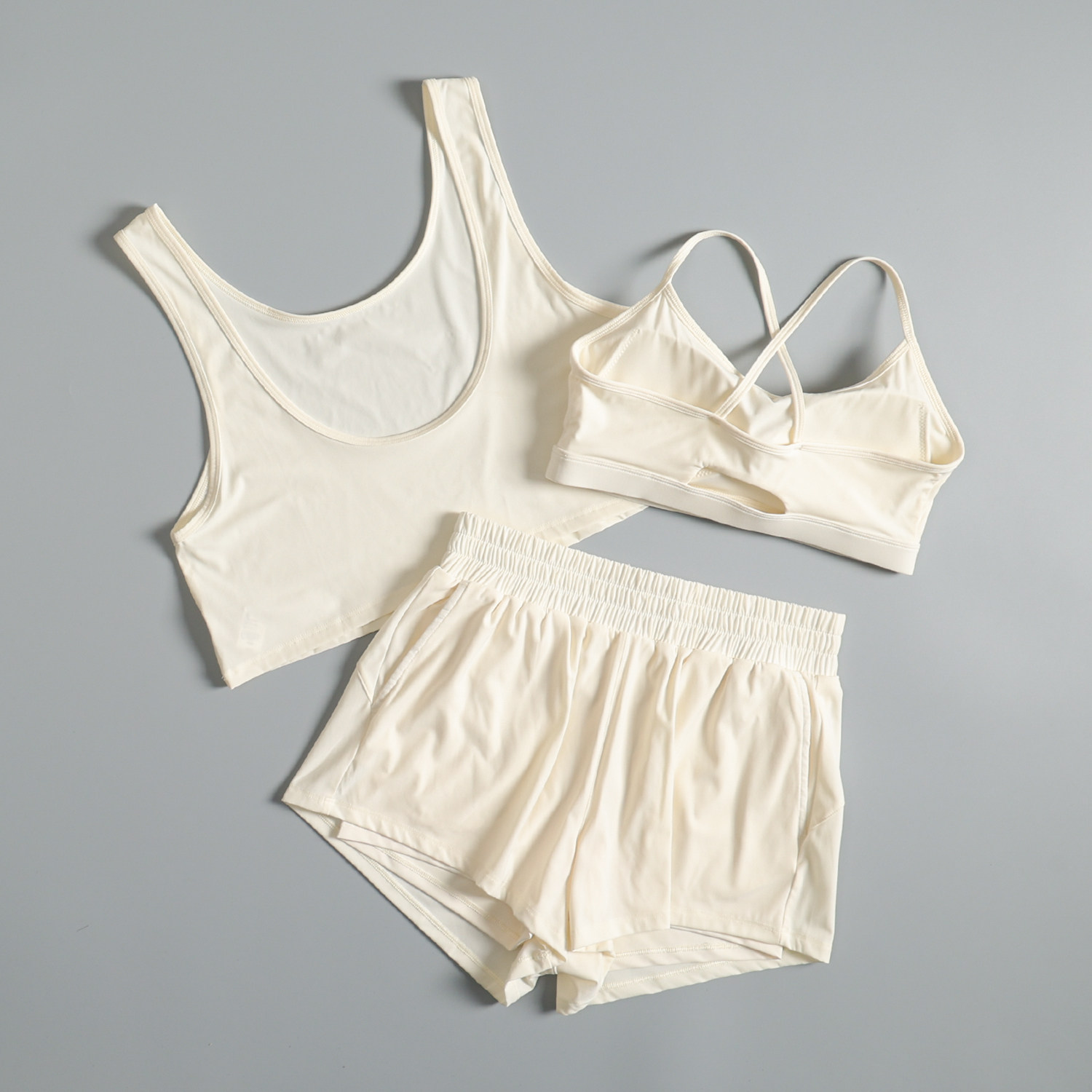Summer Yoga Clothing - ヨガ服スーツ女性用夏ジムトレーニング速乾性朝ランニング服美しい痩身ピラティススポーツブラ