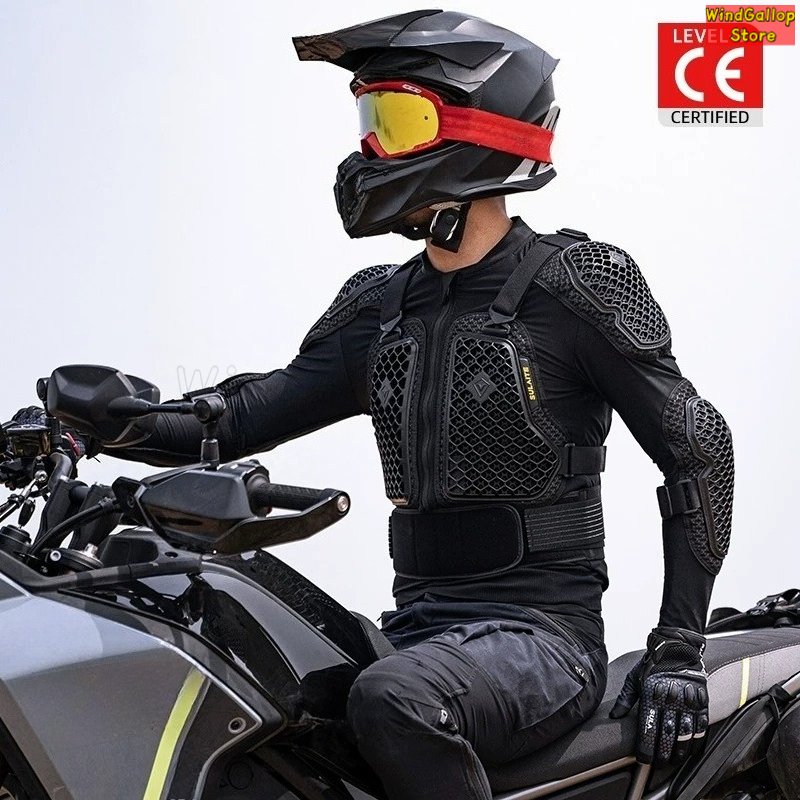Summer Clothing Motorcycle - オートバイライディングアーマーウェア夏用通気性ジンカナサイクリングウェアオフロード機関車装備保護服