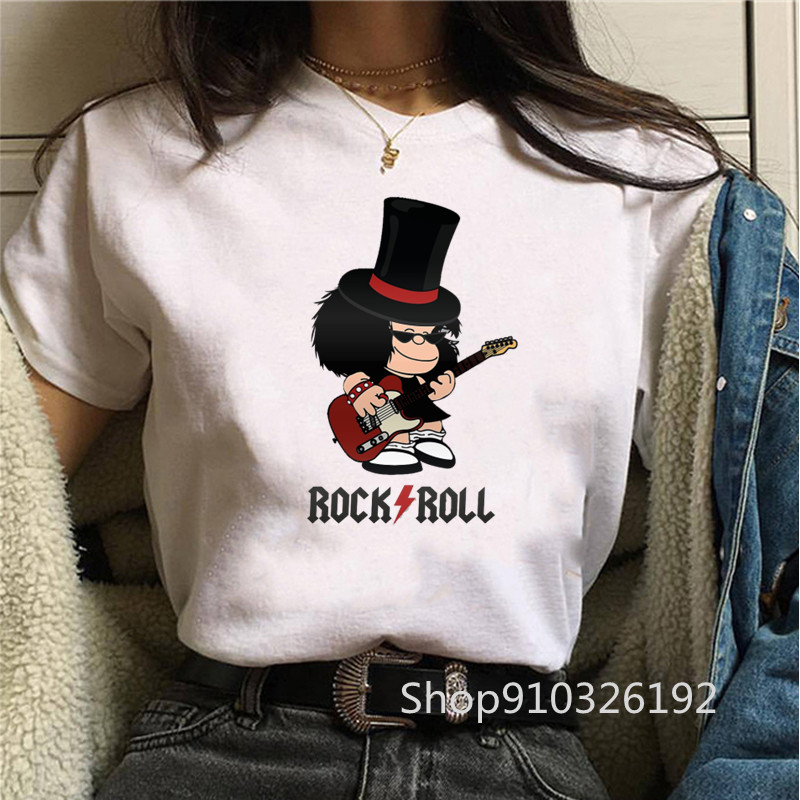 Summer Clothing Teens - 女性のためのユーモラスな夏のTシャツ,ファッショナブルな漫画のプリントが施されたファッショナブルなトップス,カジュアルなスタイル,特大のTシャツ