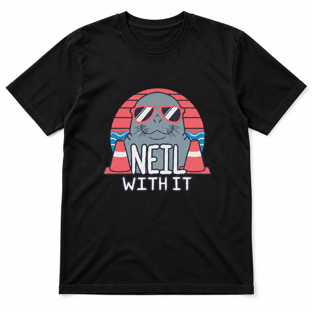 Summer Clothing Deals - ニール・ザ・シールズ ディール・ウィズ・イット メンズ Tシャツ 綿 100%