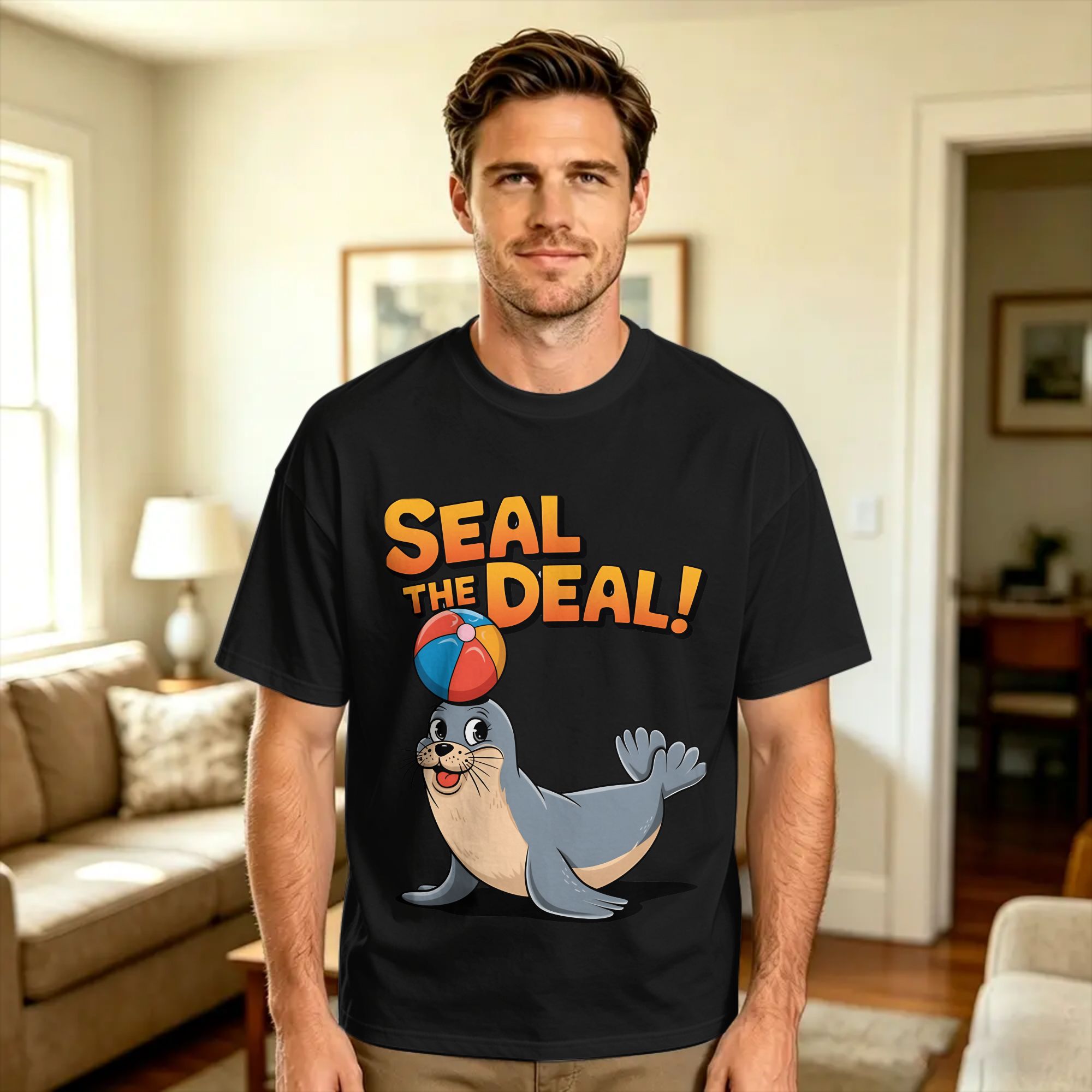 Summer Clothing Deals - シール・ザ・ディール Tシャツ ヒッピー Tシャツ 半袖 Y2K