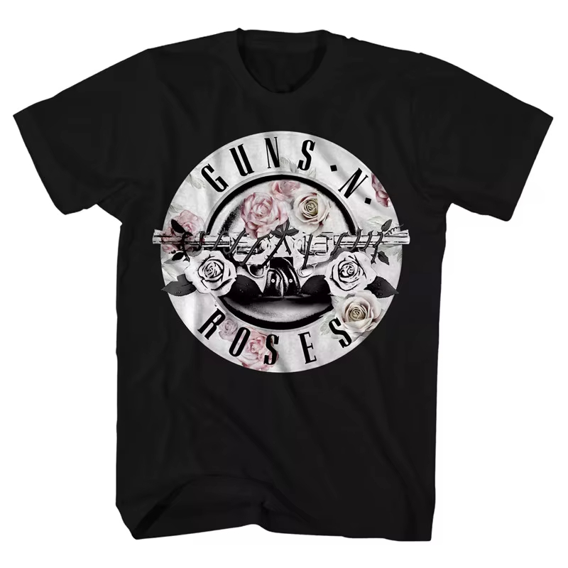サマーピストルローズパターンガンズアンドローゼズロックガンズ - Summer Rose Clothing のレビューと価格