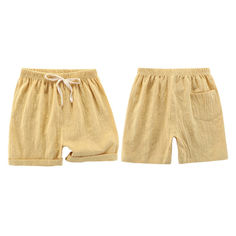 男の子と女の子のための綿とリネンのショーツ,6〜9 12 1 - Summer Clothing Teens のレビューと価格