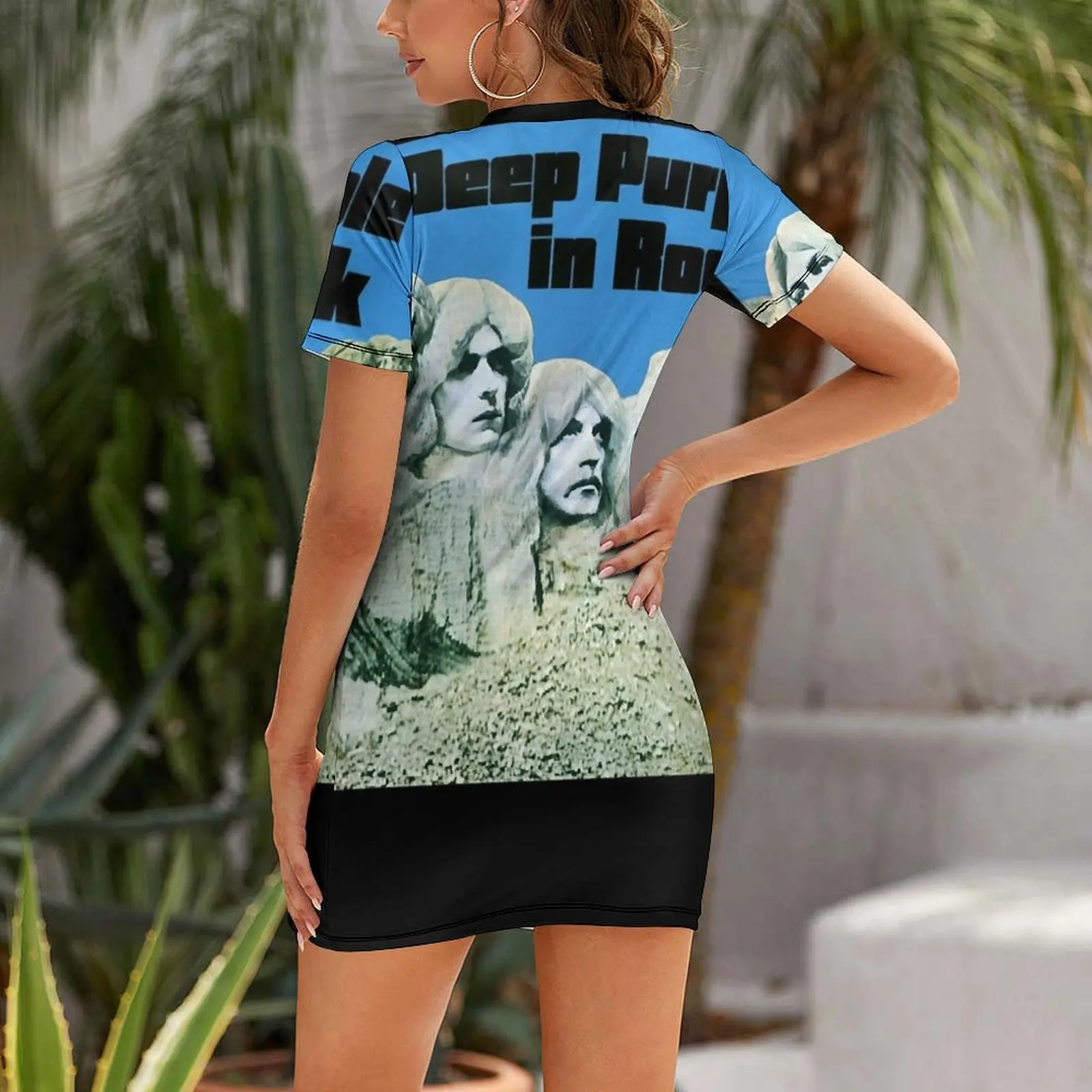 パープルインロック エッセンシャル半袖ドレス 女性用ドレス  - Summer Clothing Essentials Women のレビューと価格