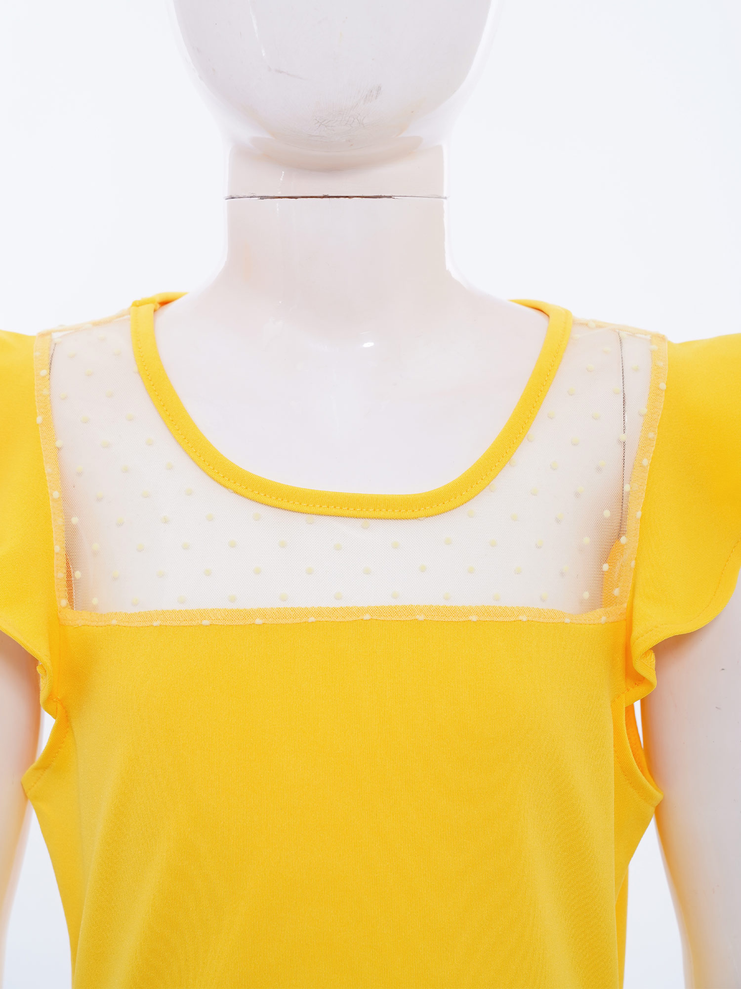 10代の女の子の夏のドレス、ラッフルスリーブ、ドット柄、シー - Summer Clothing For Teens のレビューと価格