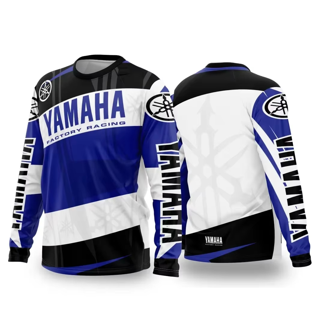 夏ホットヤマハ男性女性オートバイライディングスーツルーズ通気 - Summer Clothing Motorcycle のレビューと価格