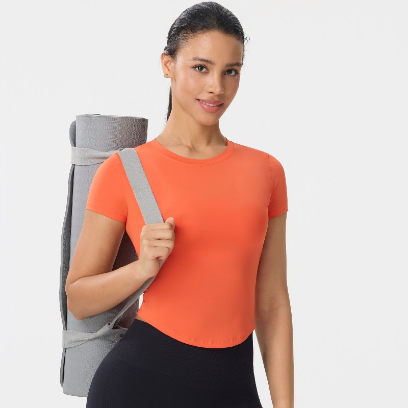 スポーツトップス 速乾性 女性用 フィットネス ランニング  - Summer Yoga Clothing のレビューと価格
