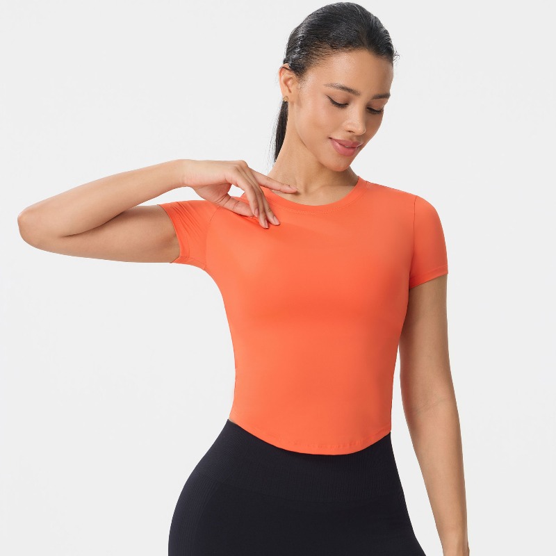 スポーツトップス 速乾性 女性用 フィットネス ランニング  - Summer Yoga Clothing のレビューと価格