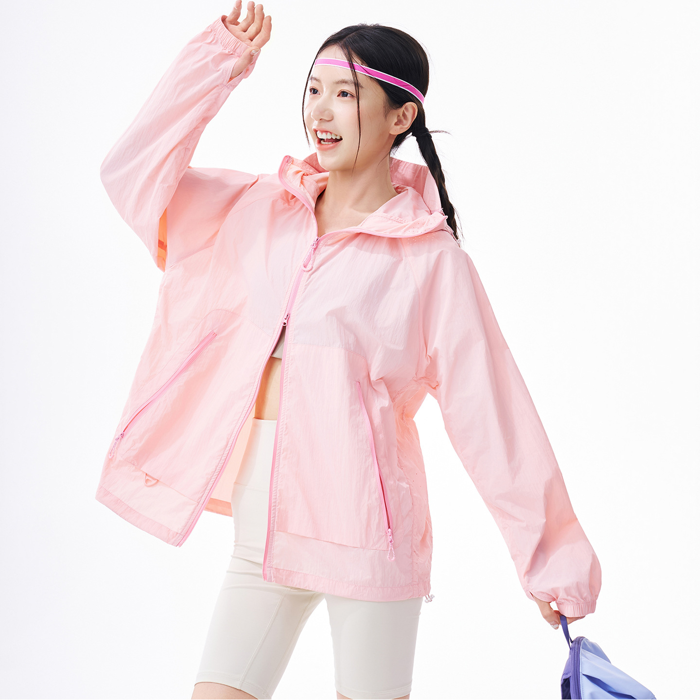 女性の日焼け止め服夏用軽量通気性フード付きルーズUV耐性アウ - Yours Clothing Summer Jackets のレビューと価格