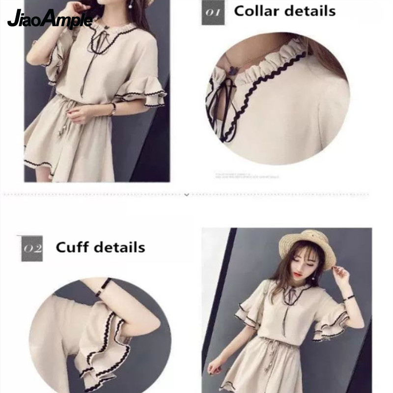 女性用シフォンブラウスとパンツのセット,ヴィンテージセット, - Summer Clothing Bundle のレビューと価格