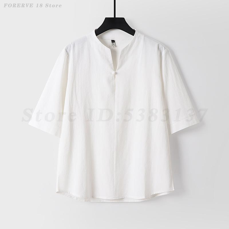 夏新作リネンコットン男性用2ピース半袖トップス＆パンツ練習着 - Summer Clothing Men Linen のレビューと価格
