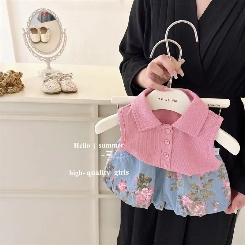 ノースリーブトップとデニムショーツ,子供服セット,幼児服,女 - Summer Clothing Boutiques のレビューと価格