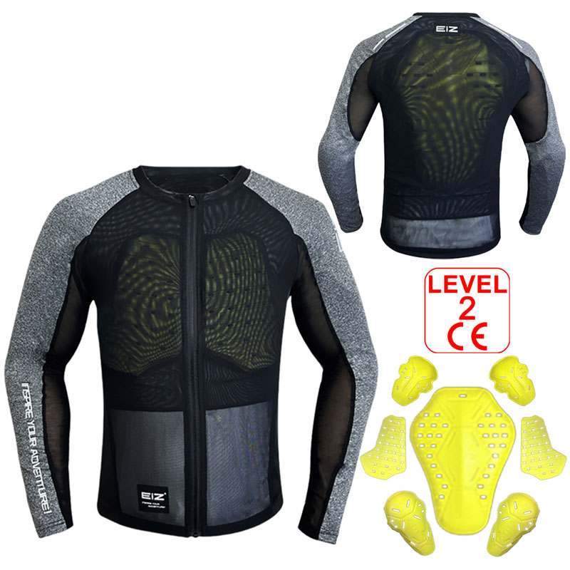 メンズオートバイジャケット夏通気性モトクロスボディアーマー弾 - Summer Clothing Motorcycle のレビューと価格