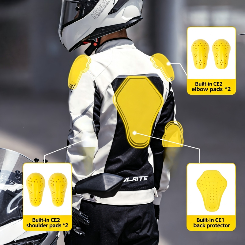 ライディングウェアオートバイ夏通気性メッシュアンチフォールレ - Summer Clothing Motorcycle のレビューと価格