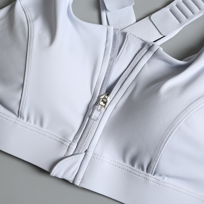 プロのヨガベスト女性夏高強度フロントジッパー美しい背中スポー - Summer Yoga Clothing のレビューと価格