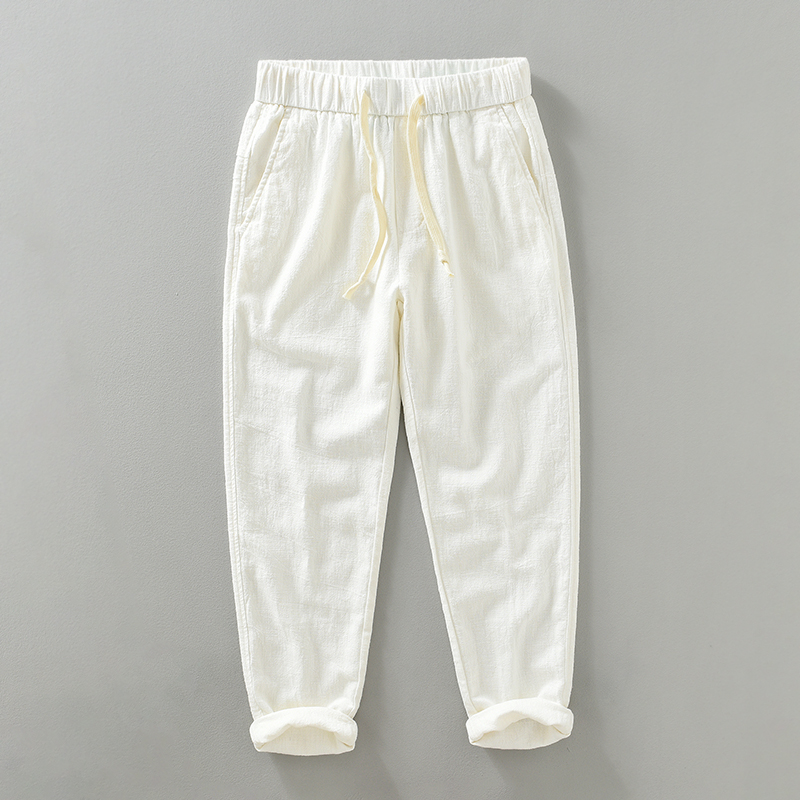 2026年夏新作 ドローストリング カジュアル ラミーコット - Summer Clothing Men Linen のレビューと価格