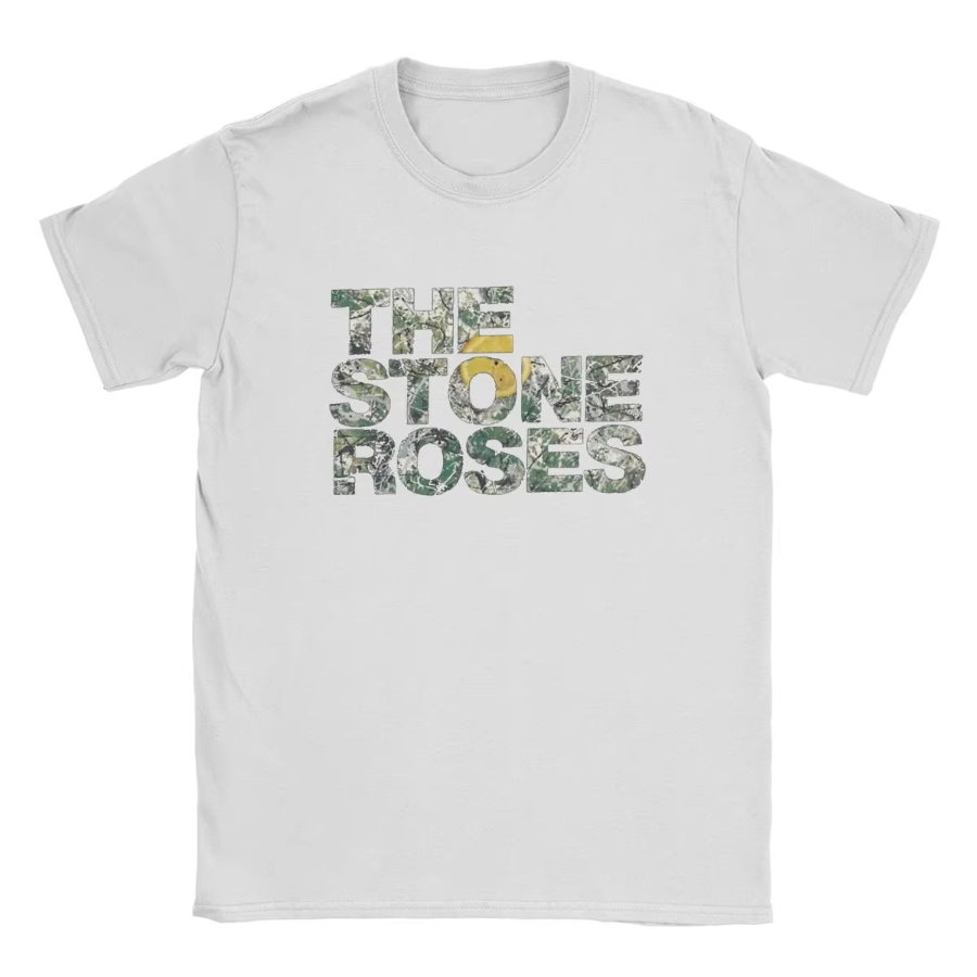ストーン・ローゼズ ロゴTシャツ 純綿製 面白いTシャツ ラ - Summer Rose Clothing のレビューと価格
