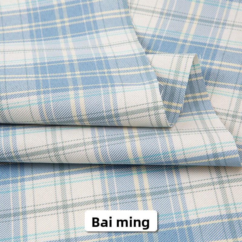 日本の格子縞生地 スーツ、ドレス、衣類、縫製、夏用ポリエステ - Summer Green Clothing のレビューと価格