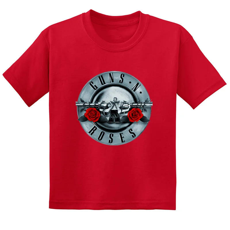 ロックバンドガンアンドローゼズプリントファッションキッズTシ - Summer Rose Clothing のレビューと価格