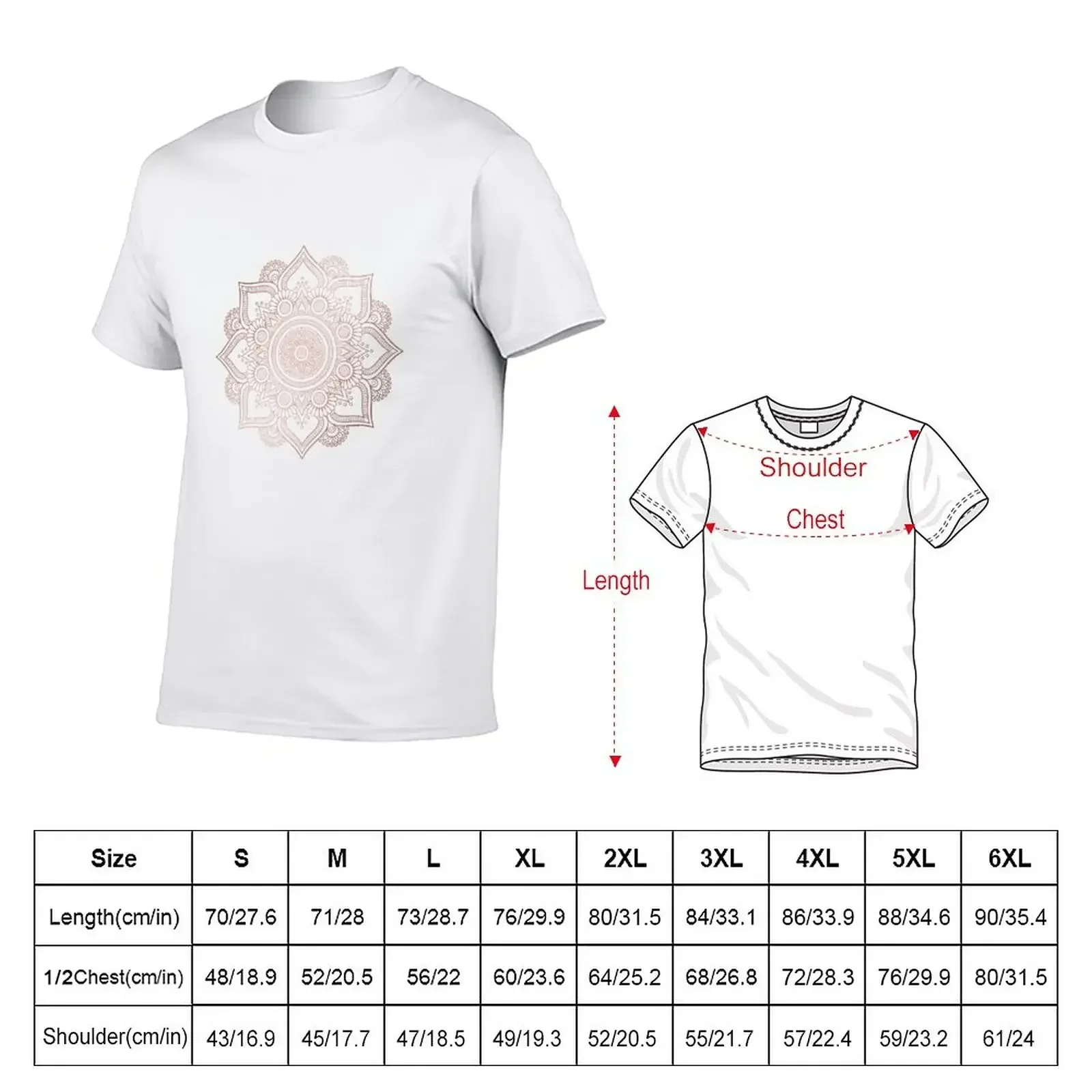 ローズゴールドマンダラ Tシャツ ティーシャツ 美的衣類 ス - Summer Rose Clothing のレビューと価格