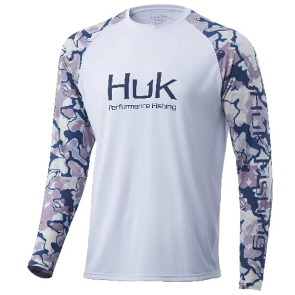Huk-メンズフィッシングTシャツ、フィッシングアパレル、長 - Summer De Clothing のレビューと価格