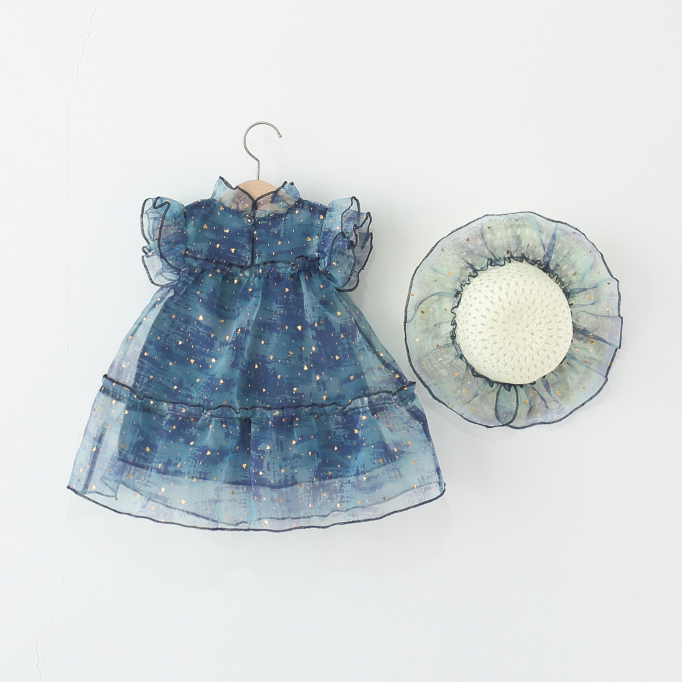 2 ピース夏服少女ドレス韓国ファッションメッシュノースリーブ - Summer Clothing Boutiques のレビューと価格