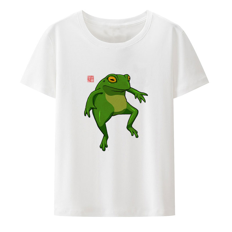 面白い Relajao カエルミームエッセンシャルプリント  - Summer Clothing Essentials Women のレビューと価格
