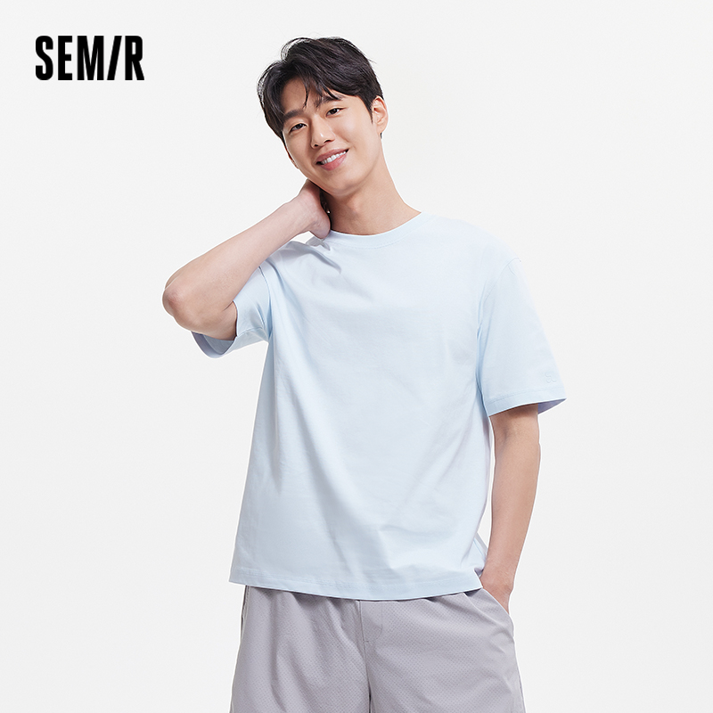 セミール-男性用半袖Tシャツ,抗菌ベースレイヤー,無地,10 - Summer Clothing Teens のレビューと価格